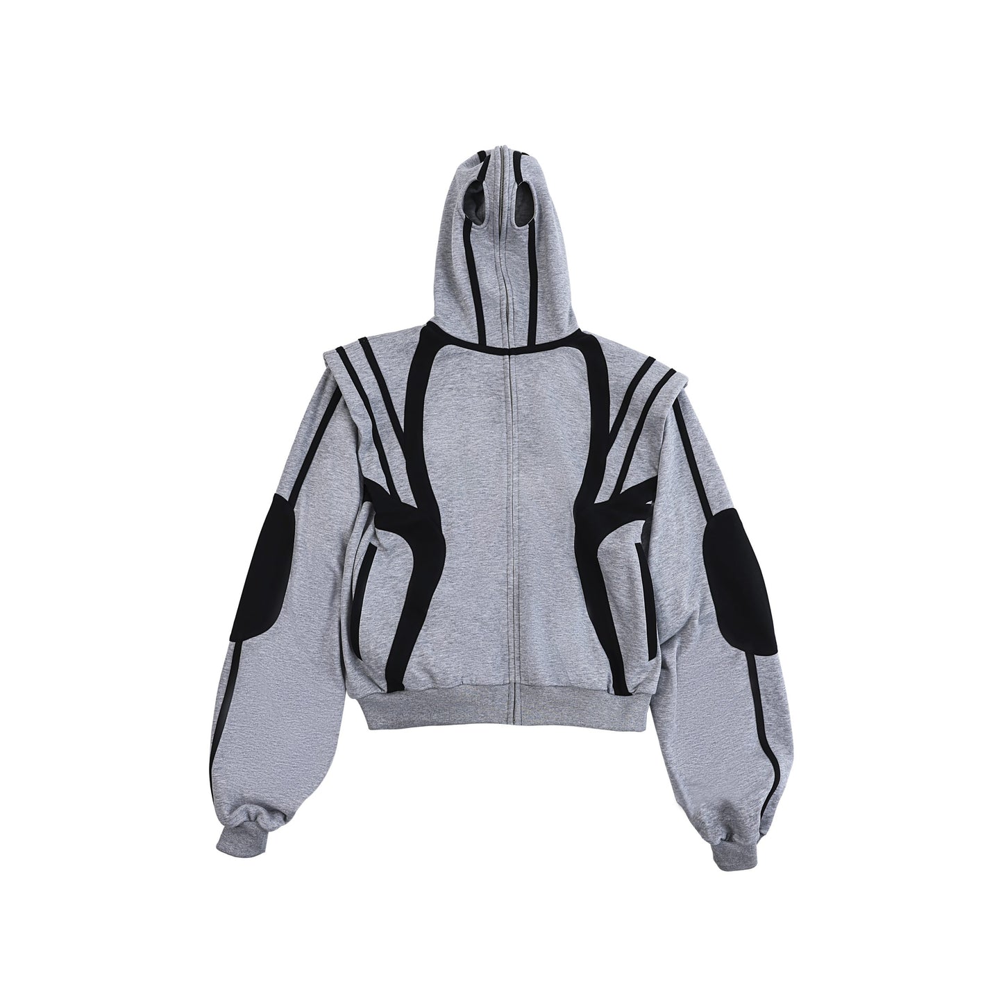 GREY ZIP HOODIE