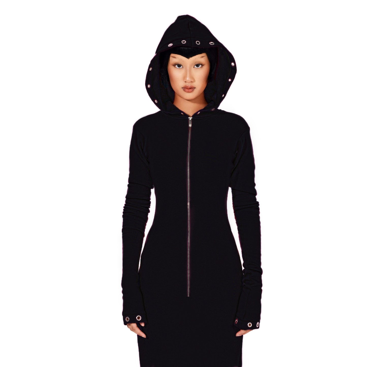 GROMMET-EYELET DRESS