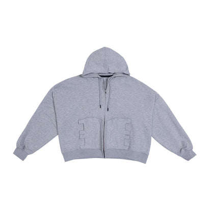 ZIP UP LOGO HOODIE