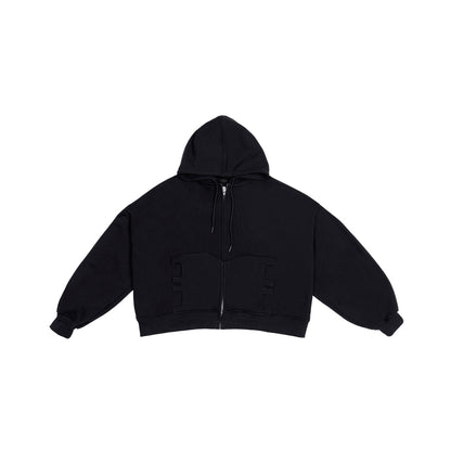 ZIP UP LOGO HOODIE