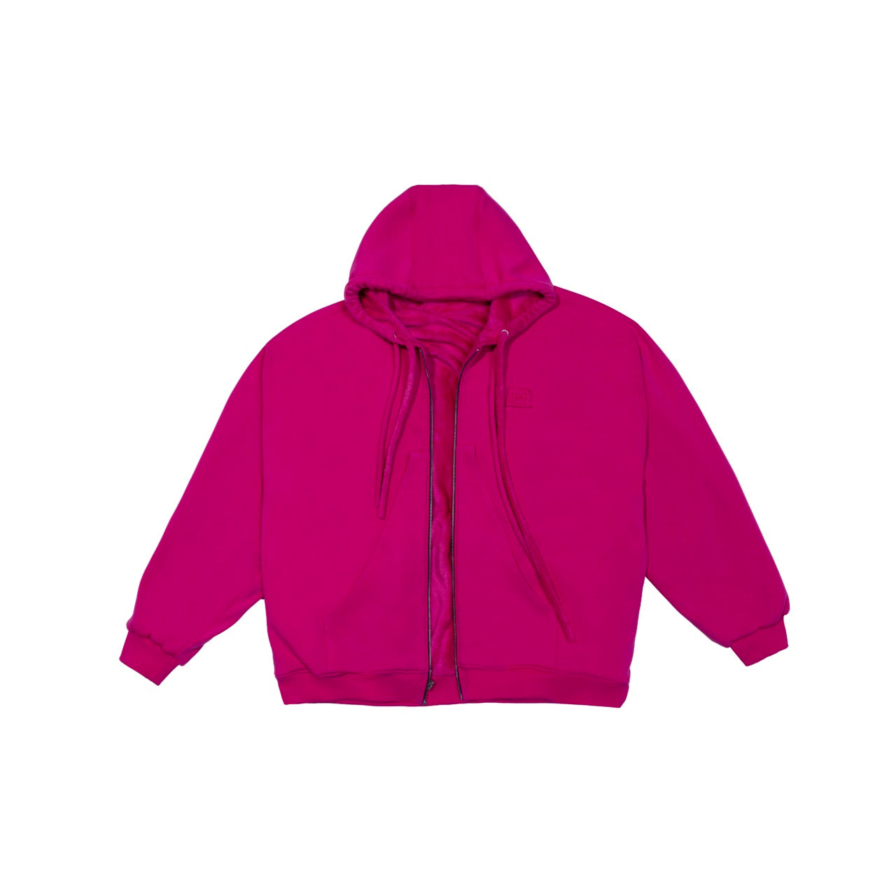 DOUBLE-FACE ZIP HOODIE