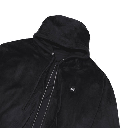 DOUBLE-FACE ZIP HOODIE