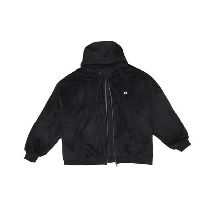 DOUBLE-FACE ZIP HOODIE