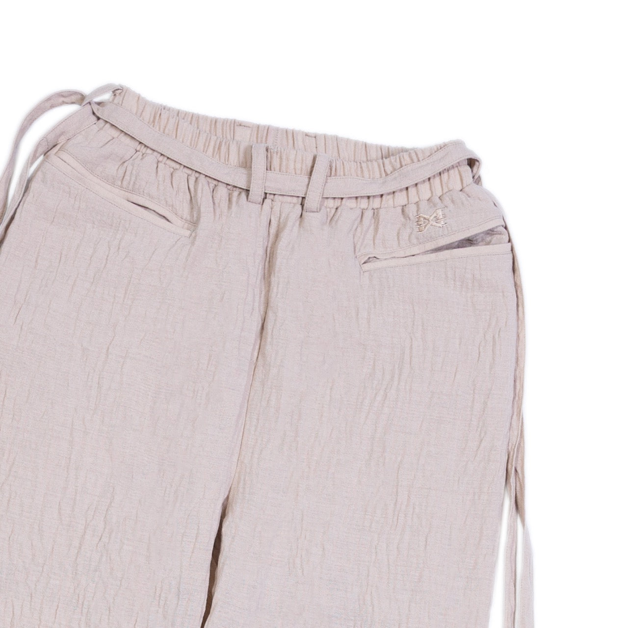 FLARED LINEN PANTS