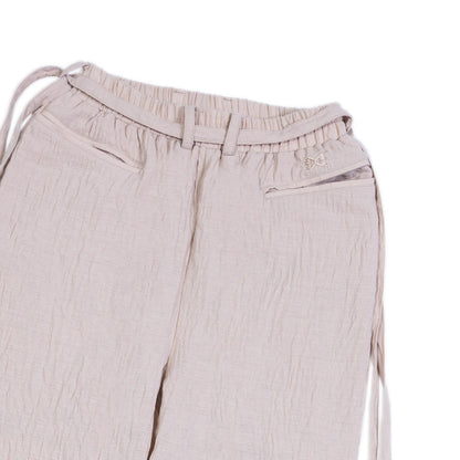 FLARED LINEN PANTS