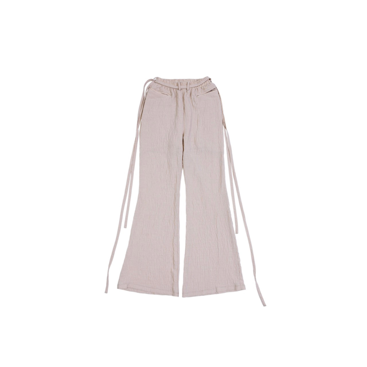 FLARED LINEN PANTS
