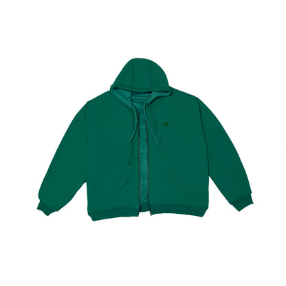 DOUBLE-FACE ZIP HOODIE