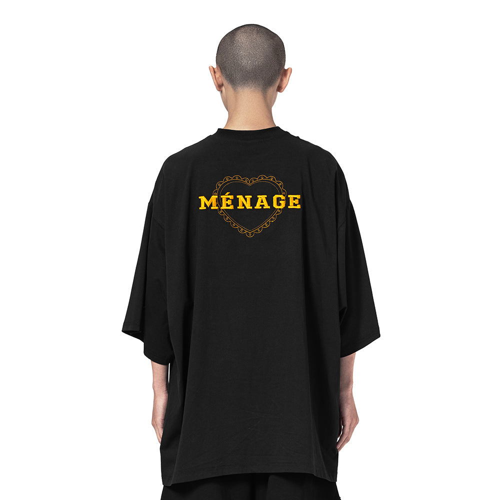 OVERSIZED MENAGE 07 HEART SHIRT
