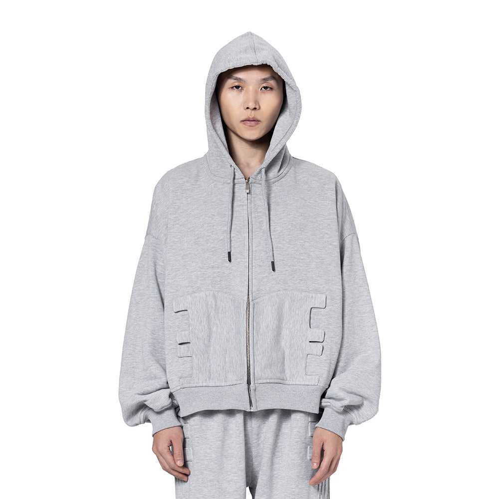 ZIP UP LOGO HOODIE