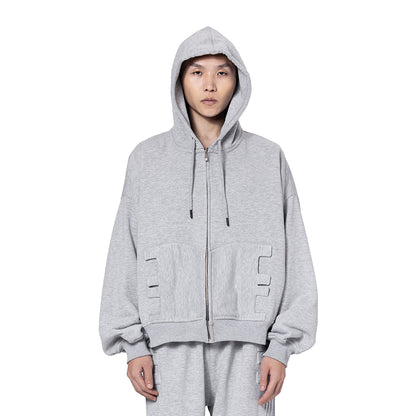 ZIP UP LOGO HOODIE
