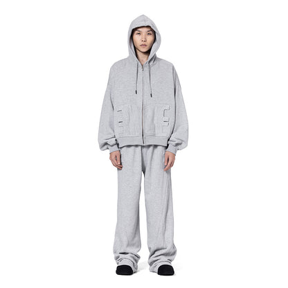 ZIP UP LOGO HOODIE