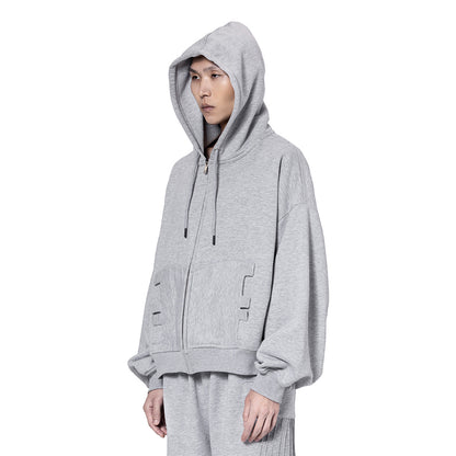 ZIP UP LOGO HOODIE