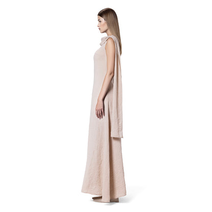 LINEN SLEEVELESS DRESS