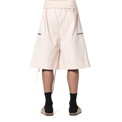 BEIGE CONVERTIBLE SHORT-PANTS