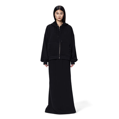 SWEAT MAXI SKIRT