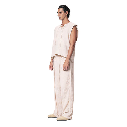 LINEN STRING PANT