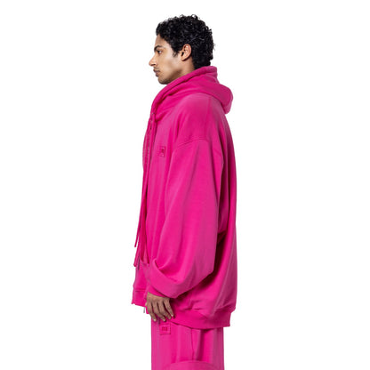DOUBLE-FACE ZIP HOODIE